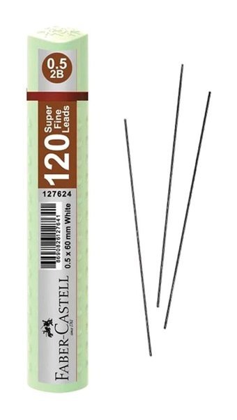 Faber-Castell 127684 2B 0.5 mm 120'li Kalem Ucu
