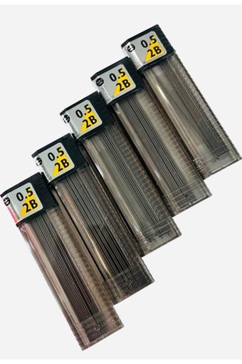 Tombow Leader 2B 0.5 mm 12'li Siyah Kalem Ucu 5 Adet
