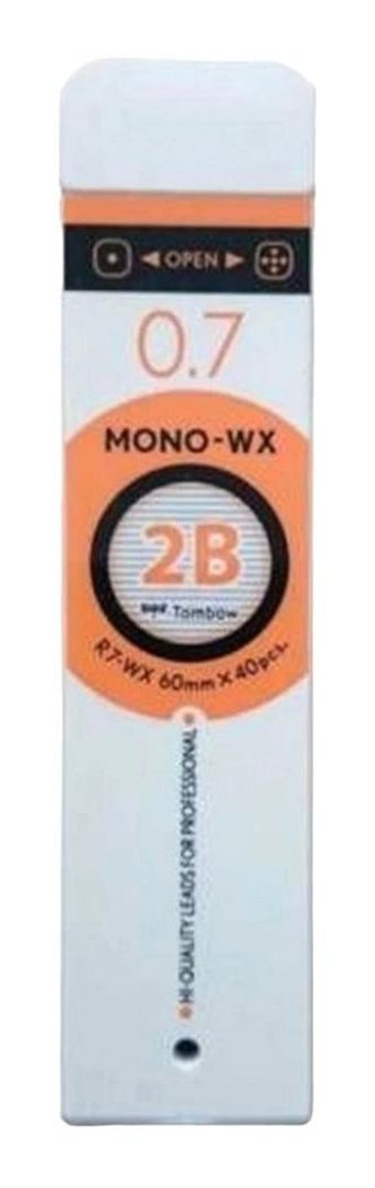 Tombow Mono 2B 0.7 mm 40'lı Siyah Kalem Ucu 1 Adet