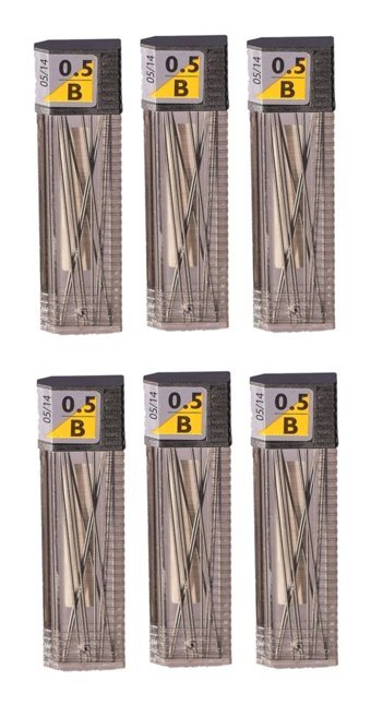 Tombow HB 0.5 mm 12'li Siyah Kalem Ucu 6 Adet