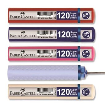 Faber-Castell Min Grip 2B 0.7 mm 120'li Siyah Kalem Ucu 5 Adet