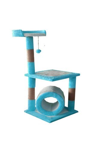 Znrgenc Tünelli Hamaklı İç Mekan Kedi Evi Çok Renkli