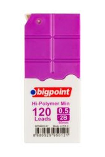 Bigpoint 2B 0.5 mm 120'li Mor Kalem Ucu