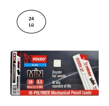 Mikro M-650 2B 0.5 mm 24'lü Kalem Ucu