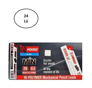 Mikro M-650 2B 0.5 mm 24'lü Kalem Ucu