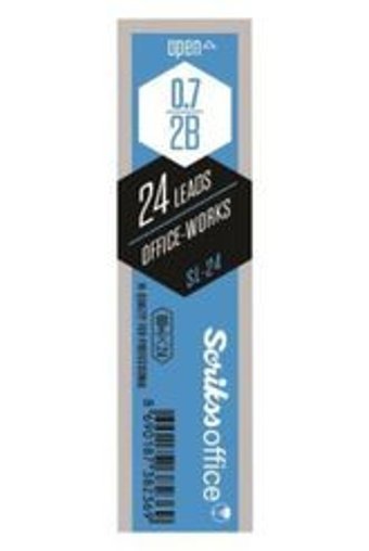 Scrikss Min 2B 0.7 mm 24'lü Siyah Kalem Ucu 1 Adet