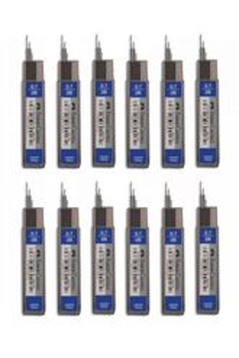 Faber-Castell Min Grip 2B 0.7 mm 24'lü Siyah Kalem Ucu 12 Adet