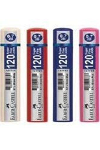 Faber-Castell 2B 0.7 mm 120'li Siyah Kalem Ucu 4 Adet