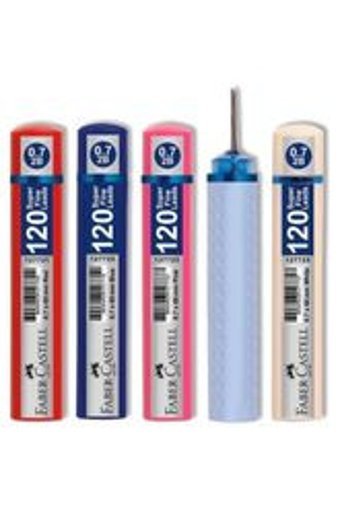 Faber-Castell 2B 0.7 mm 120'li Gri Kalem Ucu 6 Adet