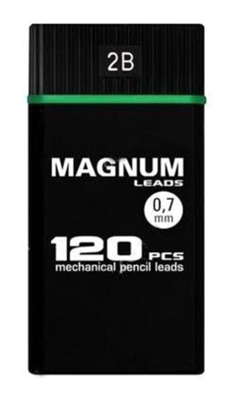 Magnum Leads 2B 0.7 mm 120'li Siyah Kalem Ucu 1 Adet
