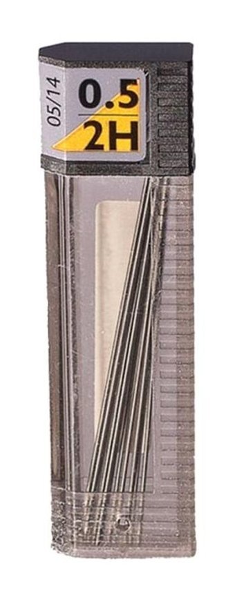 Tombow Mono 2H 0.5 mm 12'li Siyah Kalem Ucu 5 Adet