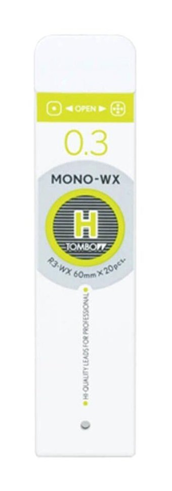 Tombow Mono H 0.3 mm 12'li Siyah Kalem Ucu 1 Adet