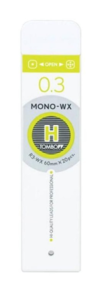 Tombow Mono H 0.3 mm 12'li Siyah Kalem Ucu 1 Adet