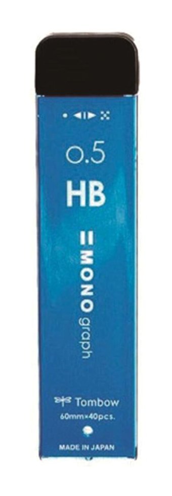 Tombow Mono hb 0.5 mm 40'lı Mavi Kalem Ucu 1 Adet