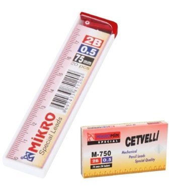 Mikro Min 2B 0.5 mm 24'lü Kalem Ucu