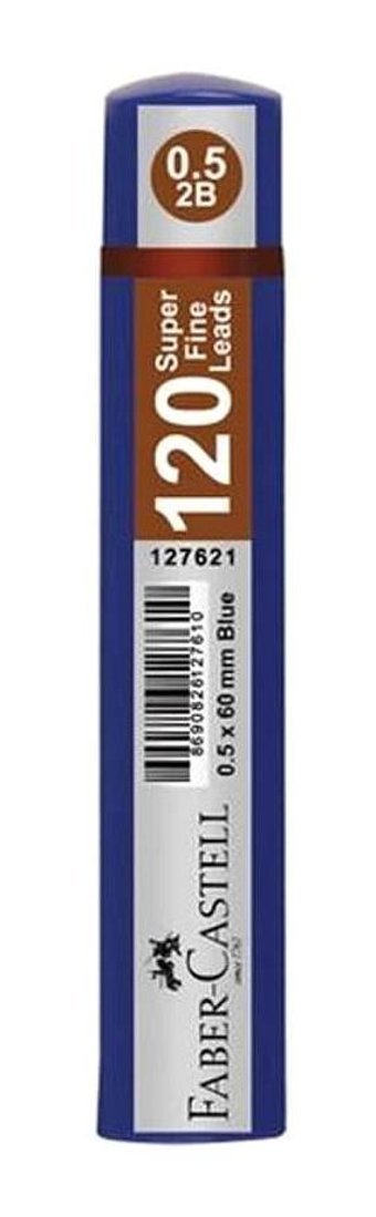 Faber-Castell 2B 0.5 mm 120'li Mavi Kalem Ucu