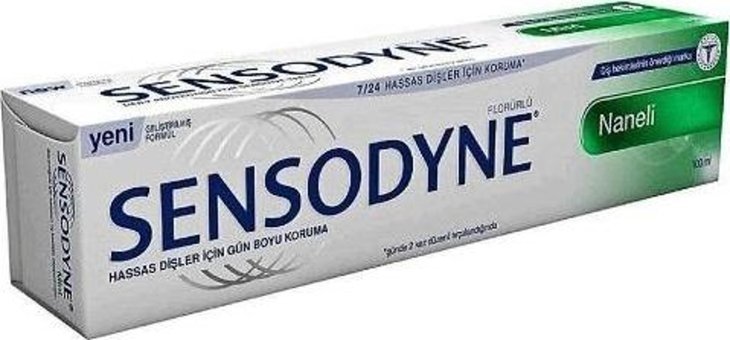 Sensodyne Naneli Organik Florürlü Diş Macunu 2x100 ml