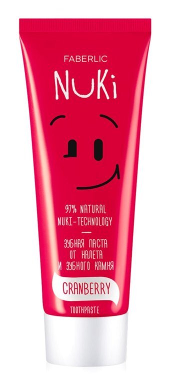 Faberlic Nuki Plak Ve Diş Taşına Karşı Florürlü Diş Macunu 75 ml