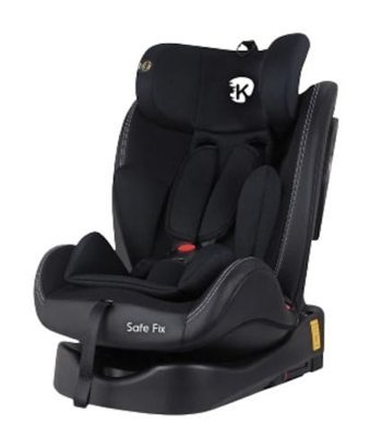 Kinder Baby Safe Fix Isofixli 360 Derece Dönen 0-36 kg Adac Sertifikalı Yatabilen Yükseklik Ayarlı Çift Yönlü Oto Koltuğu Siyah