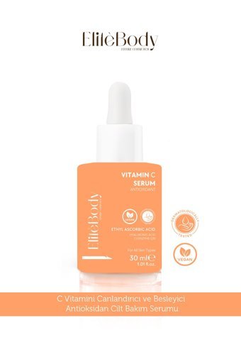 Elitebody C Vitaminli Yüz Dolgunlaştıran Canlandırıcı Jel Yüz Serumu 30 ml