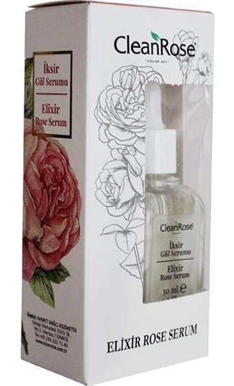 Clean Rose Elixir Gül Yüz Dolgunlaştıran Canlandırıcı Yaşlanma Kırışıklık Karşıtı Jel Yüz Serumu 30 ml