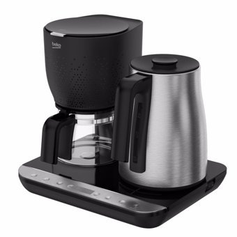 Beko CFM 8147 Otomatik Cam Demlikli 1800 W Çelik Gövdeli Bordo Çay Makinesi