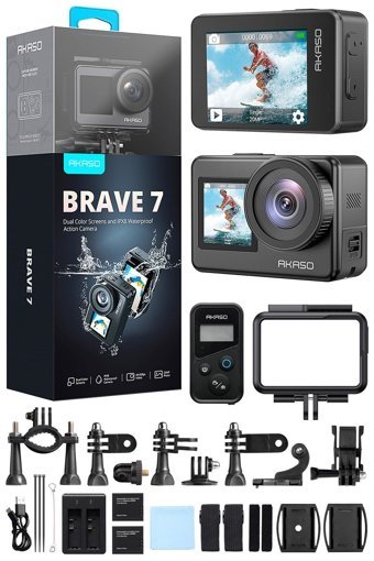 Akaso Brave 7 Wifi 4K 30 Fps Aksiyon Kamera