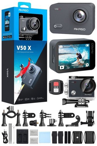 Akaso V50x Wifi 4K 30 Fps Aksiyon Kamera