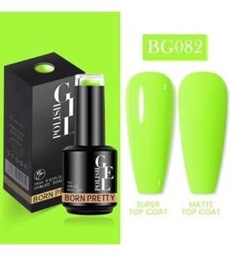 Born Pretty BG082 Fıstık Yeşili Parlak Kalıcı Oje