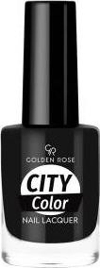 Golden Rose City Color No:65 2'li Siyah Parlak Oje