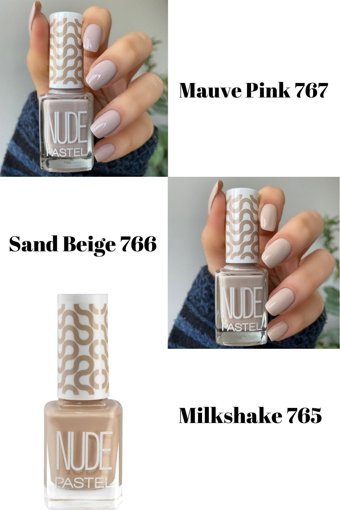 Pastel No:765-766-767 Çok Renkli Parlak Oje
