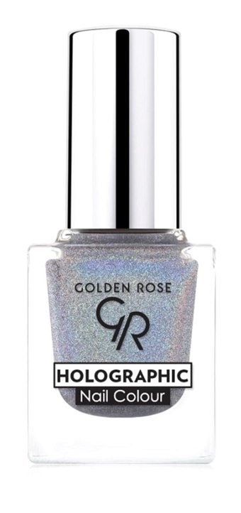 Golden Rose No:07 Gri Metalik Simli Oje