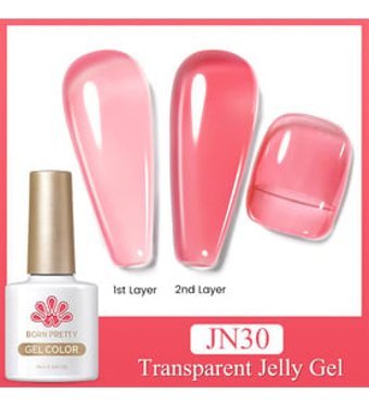 Born Pretty JN30 Pembe Parlak Kalıcı Oje
