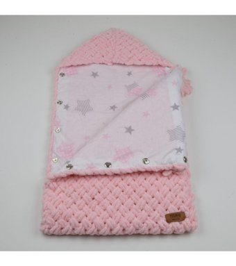 Tosbiq Baby Puffy Portbebe/Kundak Pembe