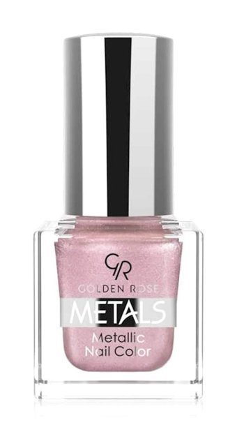 Golden Rose Metals No:105 Pembe Metalik Simli Oje
