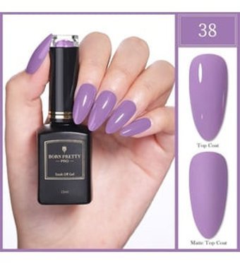Born Pretty Pro No:38 Mor Parlak Kalıcı Oje