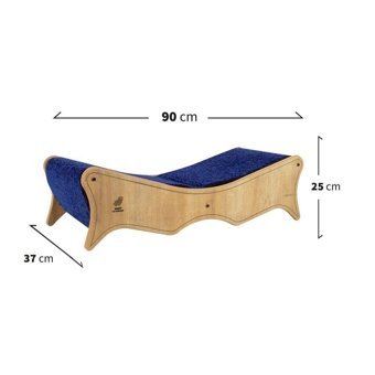 Woofy Catsy 5A Su Geçirmez İç Mekan Kedi Evi Ahşap Rengi