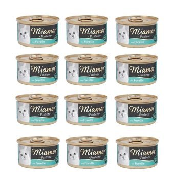 Miamor Alabalık Jöleli Yaş Kedi Maması 12x85 gr