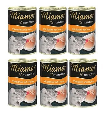 Miamor Trinken Tavuk Çorba-Yaş Kedi Maması 6x135 ml