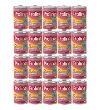 Proline Somonlu Parça Etli-Soslu Yaş Kedi Maması 20x400 gr