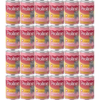 Proline Ciğer-Tavuk Ezme Yaş Kedi Maması 24x395 gr