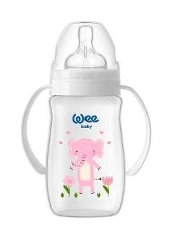 Wee Baby Safari Polipropilen Gaz Yapmayan Antikolik Yenidoğan Yavaş Akışlı 0-6 Ay Şeffaf Damaklı Biberon Seti 250 ml