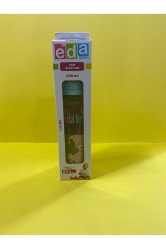 Eda Baby Cam Yavaş Akışlı 0-6 Ay Desenli Mavi Damaklı Biberon Seti 225 ml