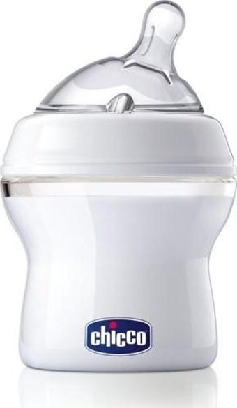Chicco Natural Feeling Polipropilen Gaz Yapmayan Antikolik Yenidoğan Yavaş Akışlı 0+ Ay Beyaz Biberon Seti 150 ml