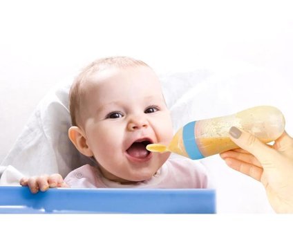 Babyjem Plastik Yavaş Akışlı 7 - 9 Ay Mavi Biberon Seti 60 ml