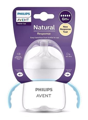 Philips Avent Avent Polipropilen Gaz Yapmayan Antikolik Yavaş Akışlı Kulplu 6+ Ay Şeffaf Damaklı Biberon Seti 150 ml