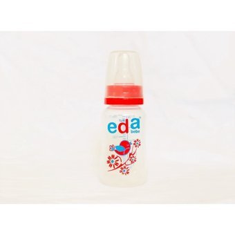 Eda Baby Kod:630 Polipropilen Yenidoğan Yavaş Akışlı 0-2 Ay Desenli Kırmızı Damaklı Biberon Seti 150 ml