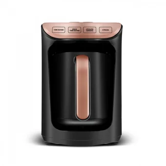 Karaca Hatır Köz 1 Hazneli 5 Fincan Közde Kahve Tadında Sütlü Kahve Yapan 535 W Rosegold Türk Kahvesi Makinesi