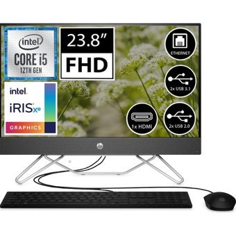 Hp ProOne 240 G9 6D383EA Dahili Iris Xe Graphics Intel Core i5 1235U 8 GB Ram 512 GB SSD 23.8 inç Full HD Freedos All In One Bilgisayar