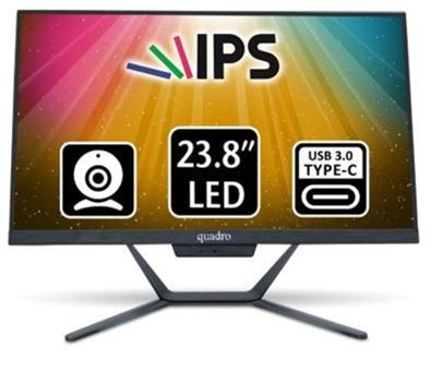 Quadro STARK H124-126850 Dahili UHD Graphics Intel Core i5 11260H 8 GB Ram 512 GB SSD 23.8 inç Full HD Freedos All In One Bilgisayar